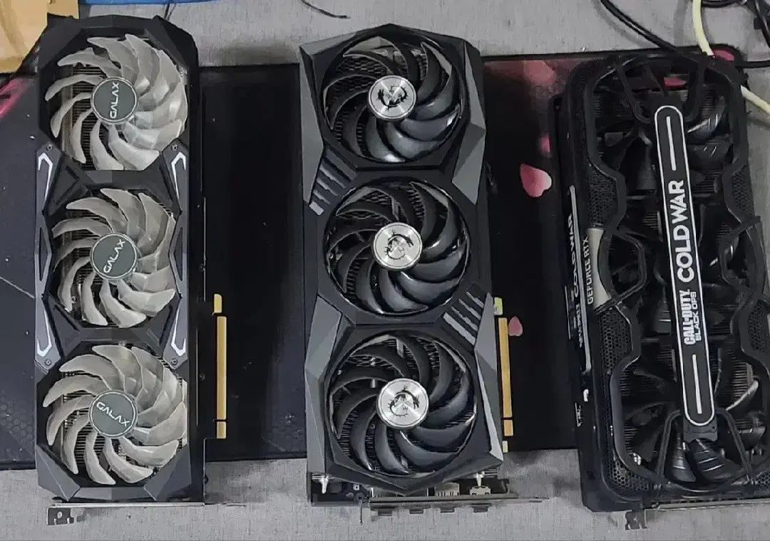 MSI 갤럭시 이엠텍 RTX3070 그래픽카드 여러가지 팝니다